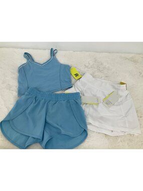 All in Motion size Small 6-7 girls' active set Shorts, Skort & Crop Tank Top NEW